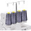 All Purpose Sewing Thread 4 Cones 3000 Yards 100% Polyester 40S/2 White Serger Overlock Quilting Sewing Machine 5