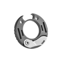 Outdoor-Survival-Multitool aus Metall mit M390-Klinge-Stone Wash