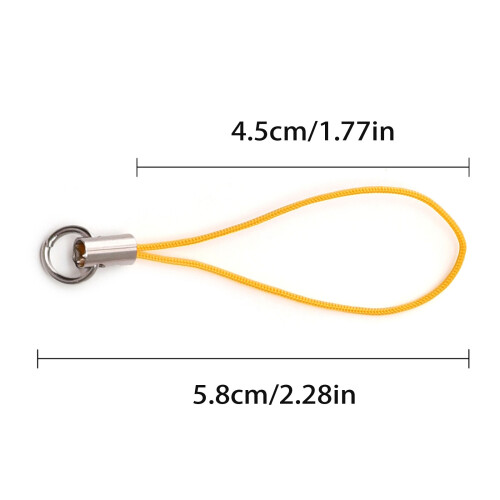 Spring Clasp Accessory For Personalize Phone Lanyards-White 2