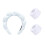 Χνουδωτή κορδέλα για συνεδρίες σπα, επένδυση από σφουγγάρι με ύφασμα Terry που 1