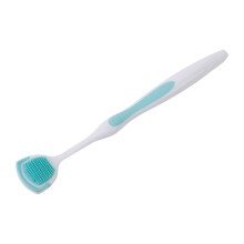 Hygiënische tongschraper, vermindert slechte adem, roestvrijstalen tongreiniger, mondverzorgingstool met ergonomisch ontwerp, duurzaam, BPA-vrij en