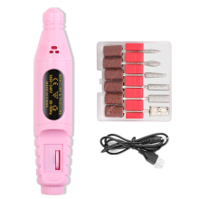 Professioneller Maniküre- und Pediküre-Fräser, vielseitiges Nagelwerkzeug mit ergonomischem Griff, kompaktes Reiseformat, leichtes Design,
