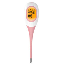 Tragbares Fieberthermometer mit Schnellmessfunktion und flexibler Spitze, klinisch geprüfter Genauigkeit und wasserabweisendem Design, ideal für