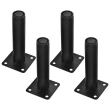 Furniture Legs Support, Heavy Duty Metal Legs with Anti-scratch and Rustproof Finish, Modern Sofa Cabinet Replacement Feet with Mounting Screws for