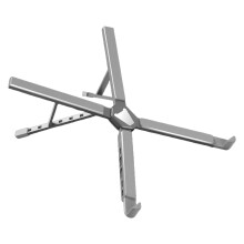 Adjustable Aluminum Laptop Stand with USBC PD100W Fast Charging and Heat Dissipation