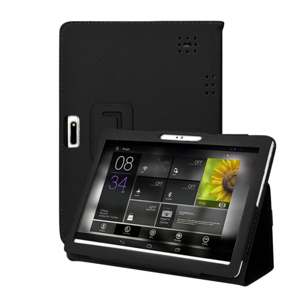 Tablet Case For 10.1 Inch Devices, Pu Leather Folio Cover Compatible With 10.1 Inch Tablet With Adjustable Viewing Angles, Slim Portable Design With 9448196825501