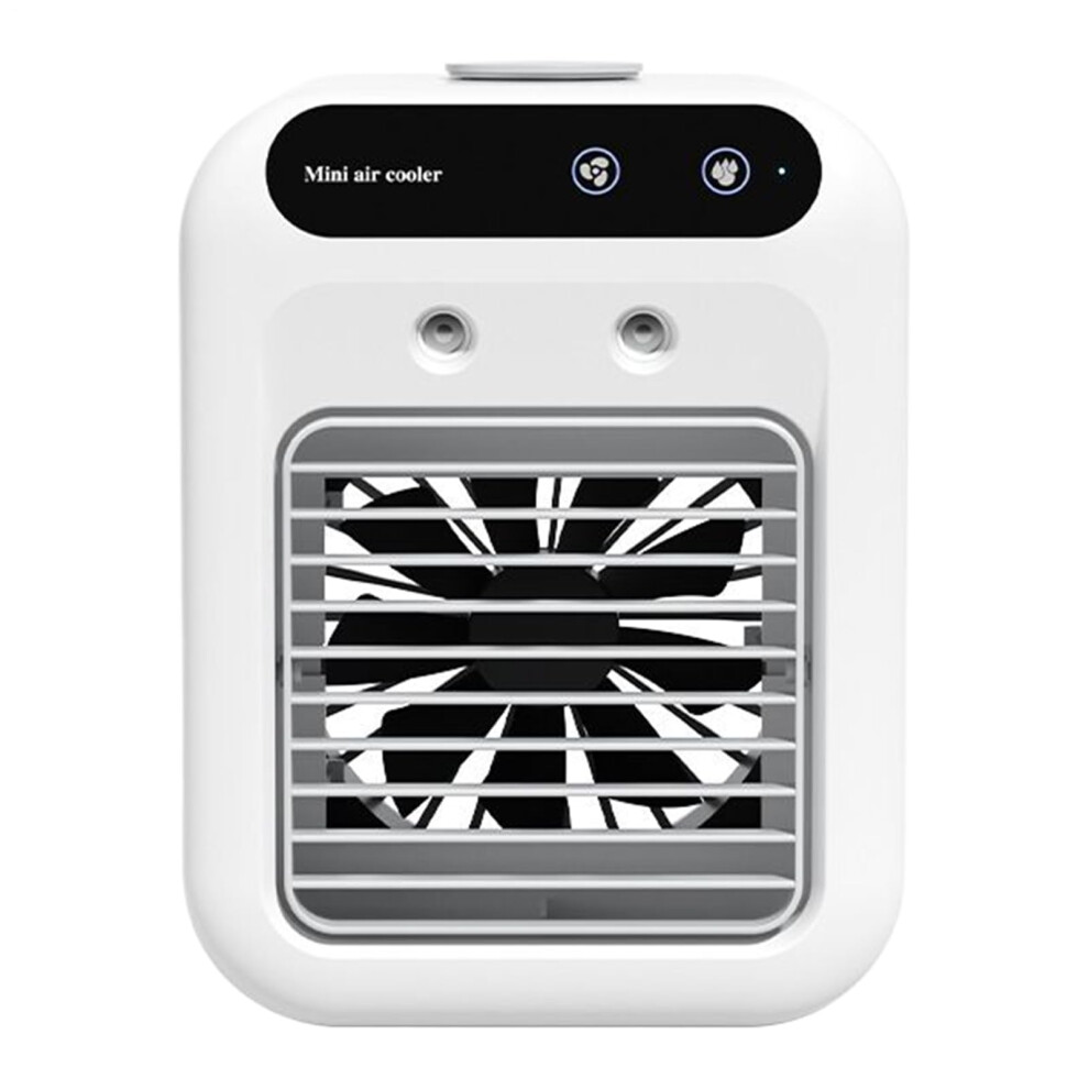 Mini Air Conditioner Fan Indoor Desktop Humidifier Usb 2Speed Adjustable Quiet Ac Desk Fan For Car Dorm Rv Tent Travel 9187378728949