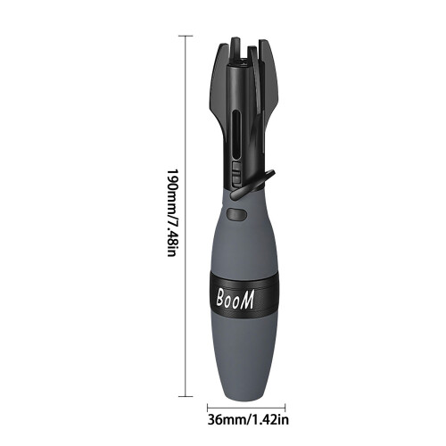(Gray) Portable Multi-Function Butane Torch Lighter Bottle Opener High Flame For Cigars BBQ Camping 1