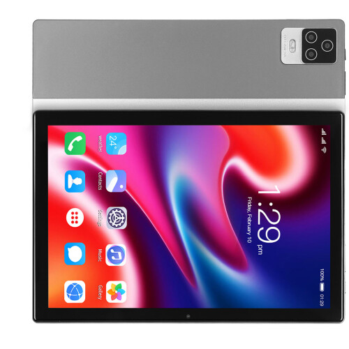 Tablet Octa-Core de 2024, Tela Cristalina de 10,1 Polegadas HD 3200x1440, Processador Octa-Core, Tablet de 10 Polegadas com Amplo Armazenamento, 6GB 1