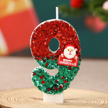 (J) Christmas Old Man Digital Handmade Candles