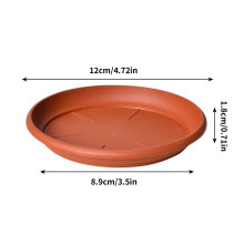 (C) Thicken Durables Plastic Flowerpot Tray Base Circular Flowerpot Bottom Bracket Move Flowerpot Sink Tray