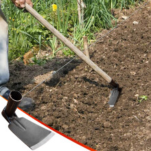 (A) Outdoor Agricultural Tools Forging Weeding Hoe For Planting Vegetables Flower Hoes