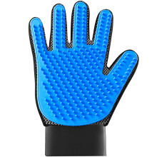 Pet Grooming Glove   Deshedding Mitt for Dogs, Cats, Rabbits  Horses  Blue Ref: 1409