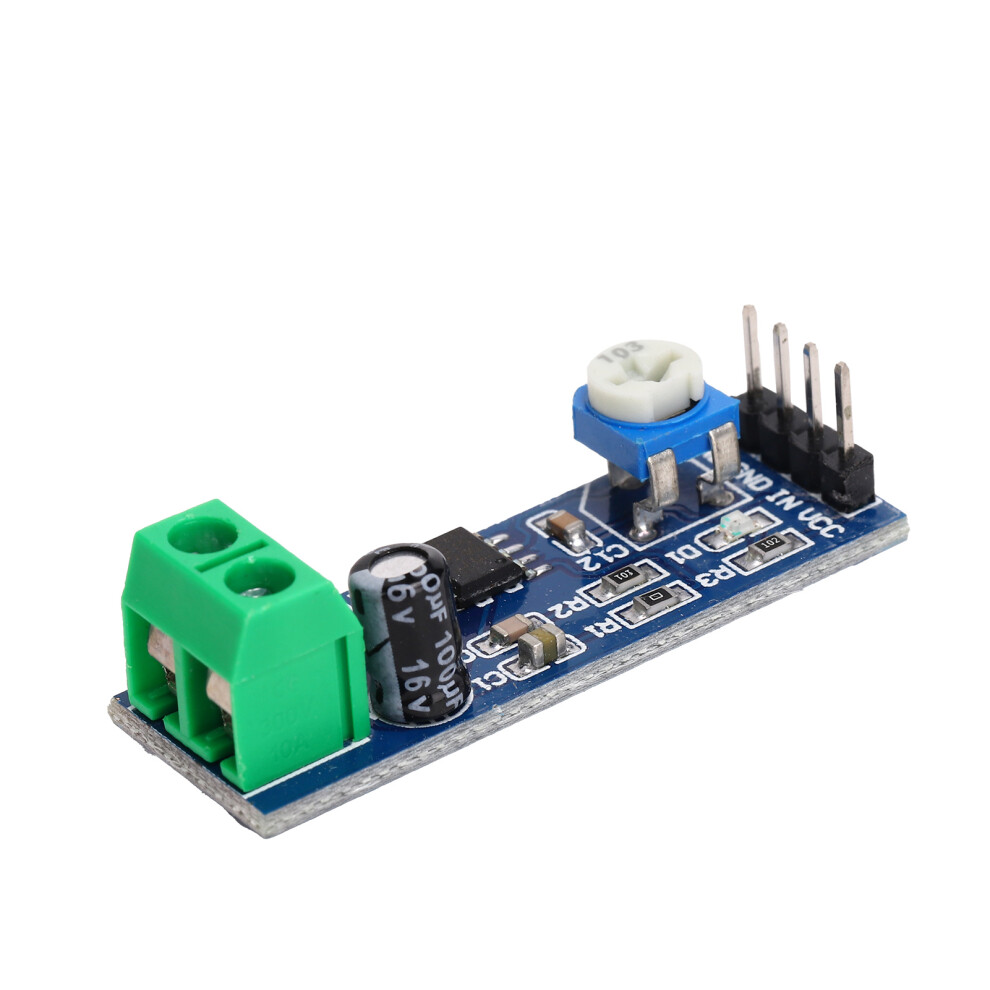 Mono Audio Power Amplifier Lm386 200X Gain 5V-12V Compact Mono Amplifier Board 4181378155632