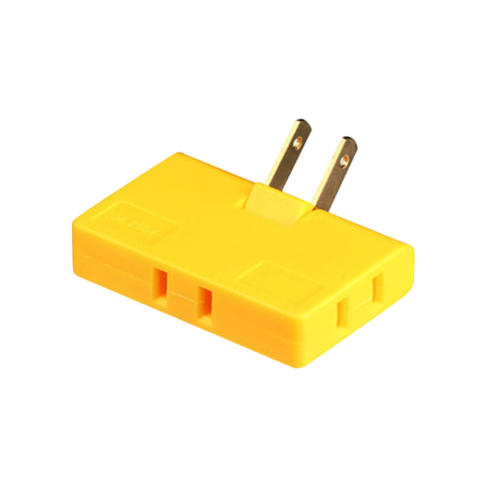 (C) Multi-Head Plug Into One-Turn Split-Head Variational Converter Three-Term Two-Claw Flat-Foot Plug-In Triangular Socket Two Holes Long And Empty 4631411366889