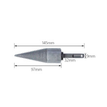 (A) Firewood Drill Wood Reamer Punch Bit For Split Wood Drilling Tool