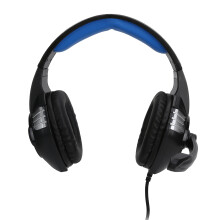 Bedrade gamingheadset met ruisonderdrukking, stereo surround sound hoofdtelefoon voor PS4, Xbox One en pc, zachte gamingmicrofoon, verstelbare