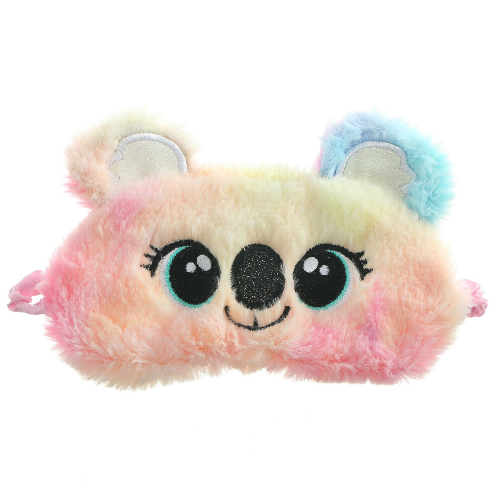 (B) Cute Sleeping Eye Mask Blindfold Travel Sleep Masks