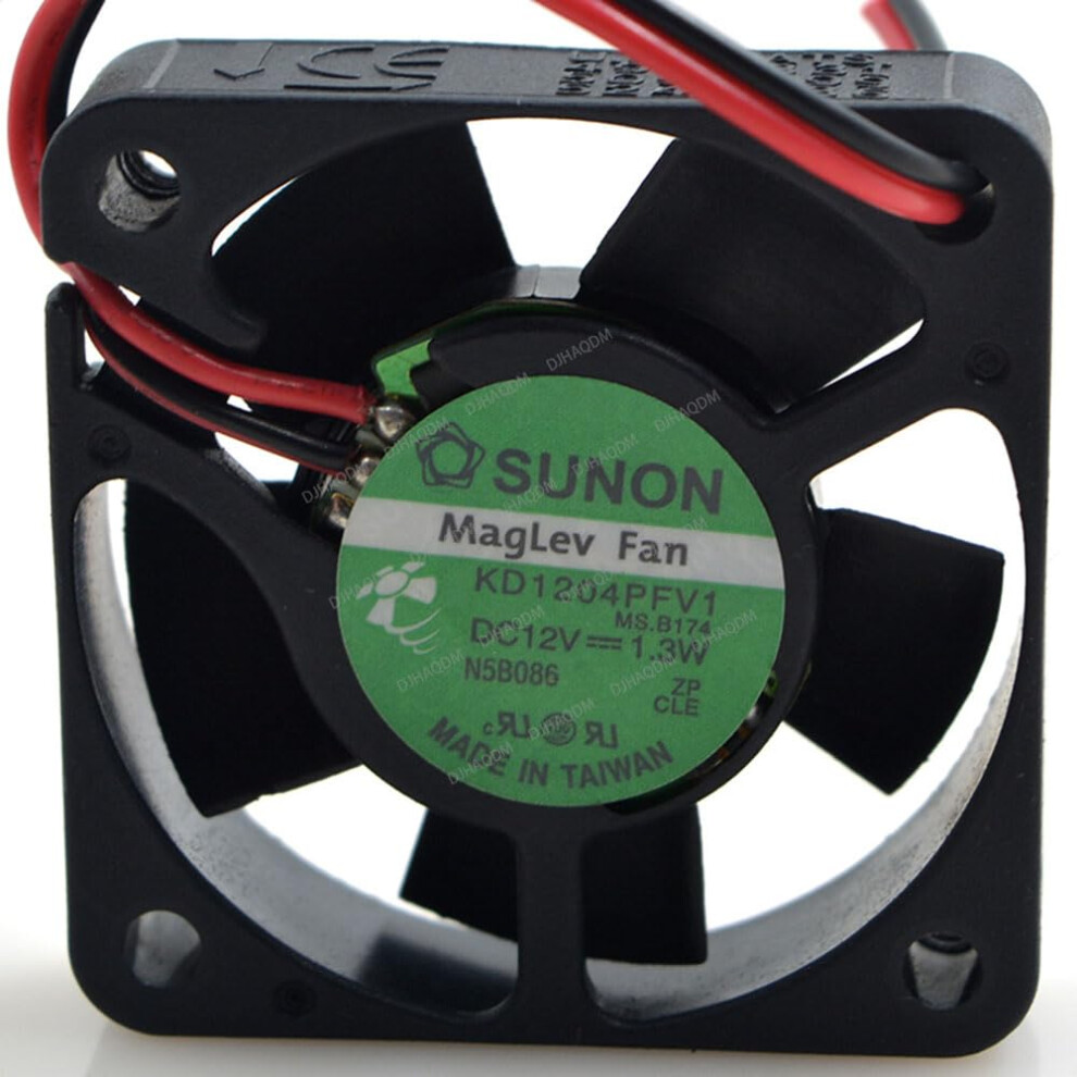 Kd1204pfv1 12V 1.3W Cooling Fan 4010 4Cm Performance Low Noise 2Wire 9189345438714