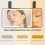 Car Makeup Mirror with LED Lights, 3x Magnification, Touch Control, 3 Modes, Rechargeable, Black 5