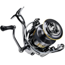 Long Cast Spinning Reel 5.2:1 Gear Ratio 3+1BB CNC Metal Handle Deep Spool Right And Left Hand Retrieve
