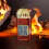 (Red) Electroplated Metal Double Fire Relief Lighter Inflatable Lighter 1