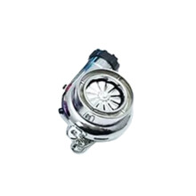 (B) Car Turbocharged Lighter Keychain Business USB Charging Metal Lighter Key Pendant