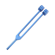 (Blue) Tuning Fork Set 64hz Low Frequency Aluminum Alloy Tuning Fork Diagnostic For Tool 24.5cm/9.6in Lengt