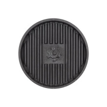 (Black) Flower Pot Tray Tempered Plastic Flower Tray Circular Bottom Support Thickened Base Cushion Flower Pot Cushion Bottom Water Receiving Tray