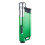(Green) Direct Charging Lighter Plastic Metal Visible Compartment Windproof Compact And Portable Ignition 1