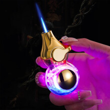 (C) Gourd Windproof Refillable Lighter Light Up Lighter Transparent Lighter Cute Gourd Style Luminous Lighter Lighter The Gift To Friend