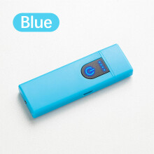 (Blue) USB Lighter Charging Touching Induction Heating Wire Personalized Charging Lighter