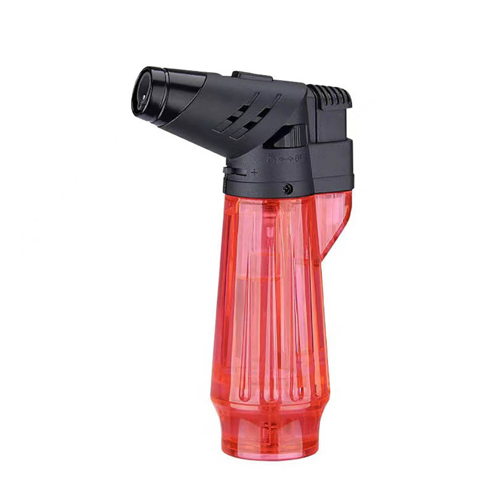 (C) Torch Lighters ,Windproof Refillable Lighter,Adjust Jet Flame,Used For Barbecue Kitchen Fireplace Candles Etc(Gas Not Included)