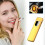 (Gold) USB Charging Rechargeable Flameless Lighter Screen Induction 1