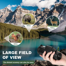 (C) 40X60 Tube Telescope High-definition And High-power Low Light Night Vision With, Outdoor Camera With Mobile Phone
