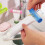 (White) Rolling Toothpaste Dispenser Tube Squeezer Sucker Hanger Gadget Tool 4