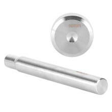 Doppelseitiges Leder-Nieten-Set mit Druckwerkzeug, 10 mm Edelstahl-Stanzwerkzeug