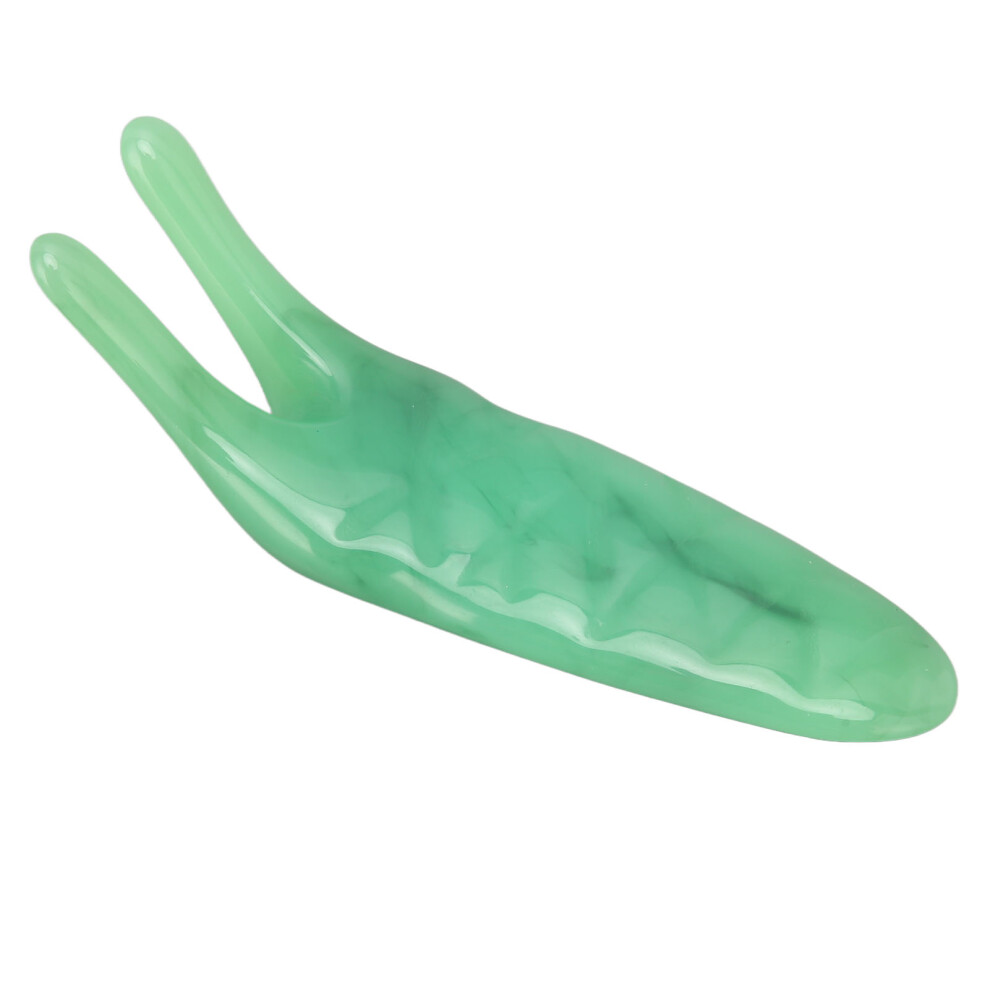 Green Beeswax Gua Sha Facial Tool for Nose & Face Massage