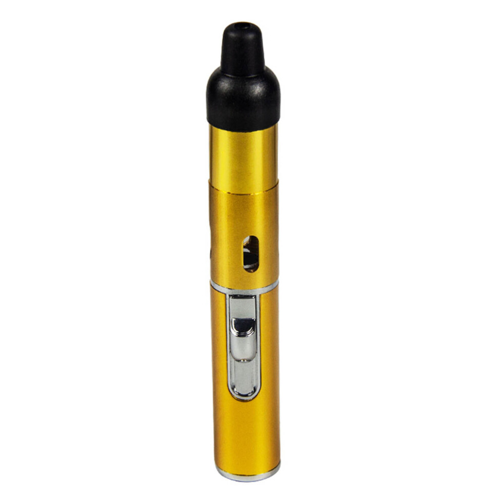 (Gold) Lighters Rechargeable Butane Torch Slim Butane Lighter Multipurpose Hand Lighter