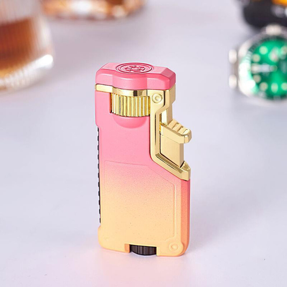 (A) Convertible Flame Color Direct-Torch Lighter Accessories Three-Color Flame