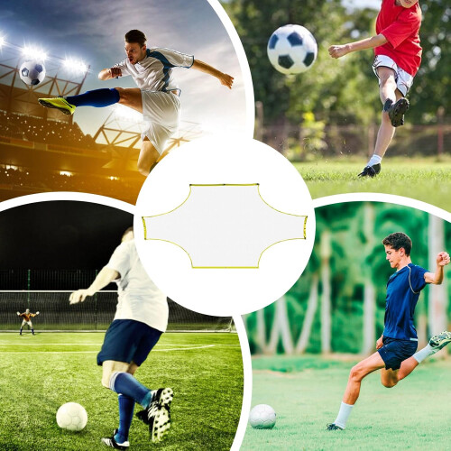 Soccer Goal Target Net 5Target Zone 7ASide Practice Passing Accuracy Fluorescent Frame Not Included 2