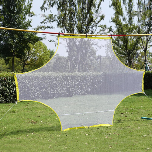 Soccer Goal Target Net 5Target Zone 7ASide Practice Passing Accuracy Fluorescent Frame Not Included 1