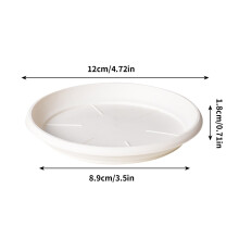 (C) Thicken Durables Plastic Flowerpot Tray Base Circular Flowerpot Bottom Bracket Move Flowerpot Sink Tray