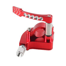 ATV Thumb Throttle Assembly 7/8 Inch Aluminum Control Lever, Ergonomic Design, Durable Red Finish