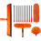 Telescopic Duster, Microfiber Cobweb Duster, 45/16/8cm, Lightweight, Indoor Outdoor Orange 3