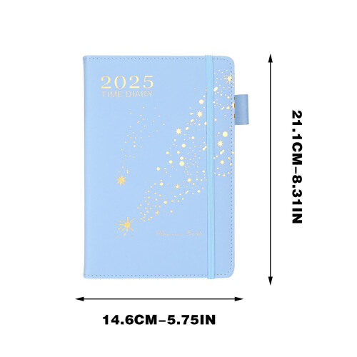 (F) 2025 English And Spanish Schedule Book Binding Notes Today's Plan Book 1