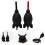 2Pcs Blower for Electronics Cleaning Dust for Computer Keyboard and Dv Strong Durable Material Easy to Use Red Black 2