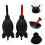 2Pcs Blower for Electronics Cleaning Dust for Computer Keyboard and Dv Strong Durable Material Easy to Use Red Black 3