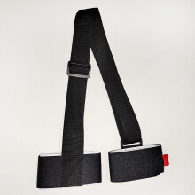(Black) Ski BindingsAdjustable Snowboards Fixed Strap Sleds Straps