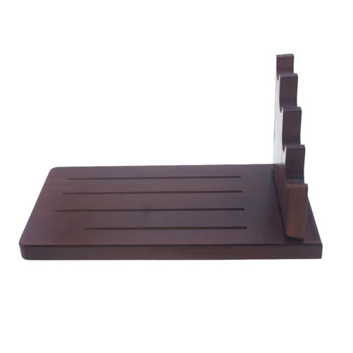 SelfSharpening Wooden Knife Storage Block for Kitchen Countertop Organization
